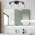 Bernina Industrial Black Bathroom Vanity Light Sconce 3-Light